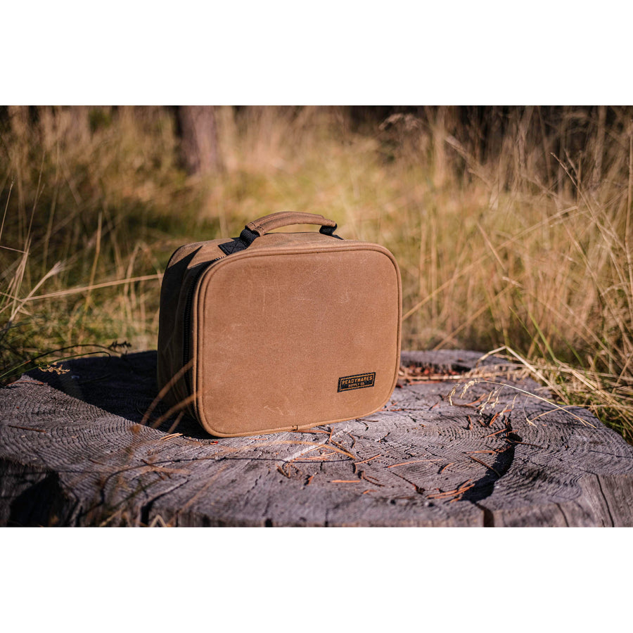 Waxed Canvas Lunch Bag, Water Resistant Stylish Lunch Bags